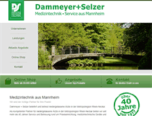 Tablet Screenshot of dammeyer-selzer.de